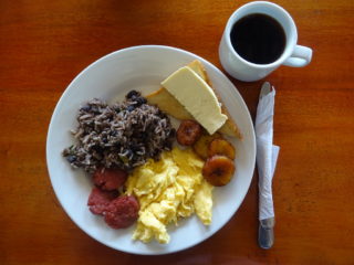 Costa Rica Gallo Pinto breakfast