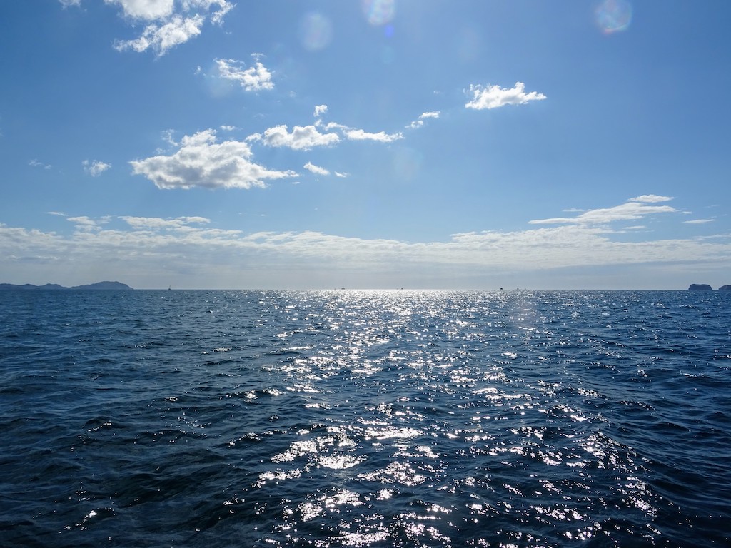 Costa Rica Potrero catamaran traversée mer