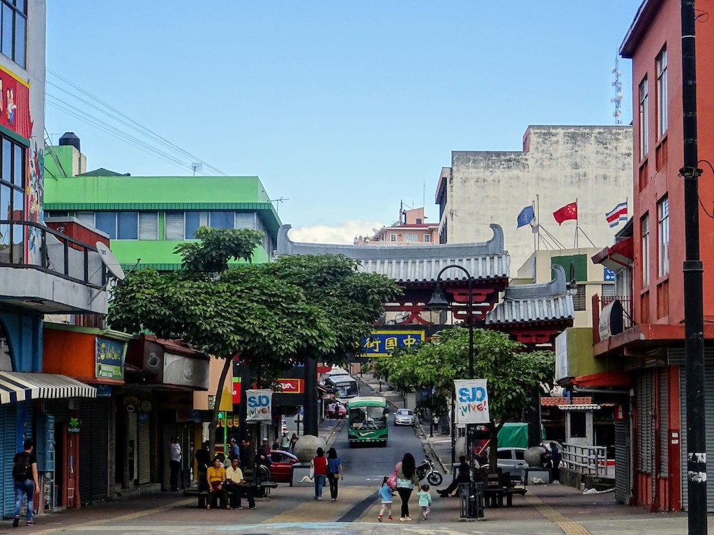 Costa Rica San Jose Rue Chinatown