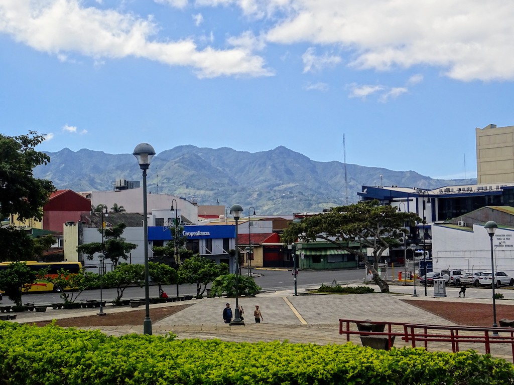 Costa Rica San Jose vue montagne