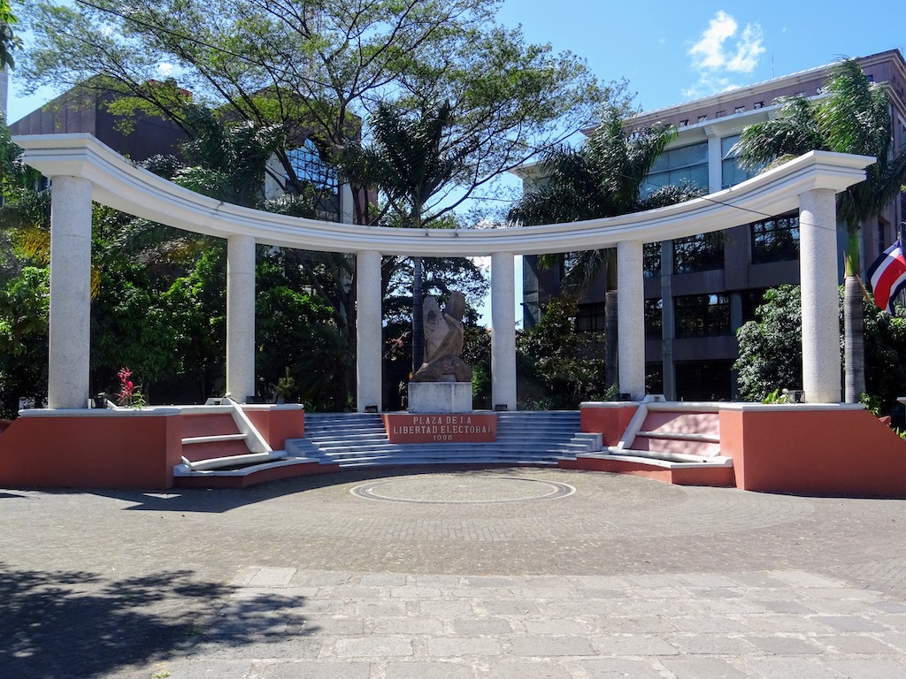 Costa Rica San Jose Place de la liberté électorale