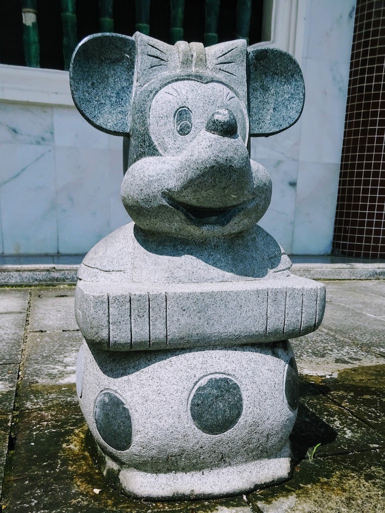 Malaisie Penang Kek Lok Si statue minnie