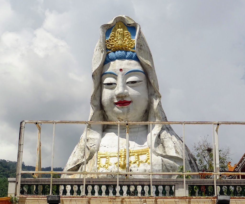 Malaisie Penang Kek Lok Si statue shiva tête