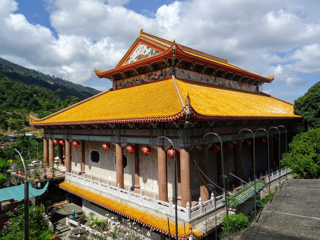 Malaisie Penang Kek Lok Si Pagode toit jaune