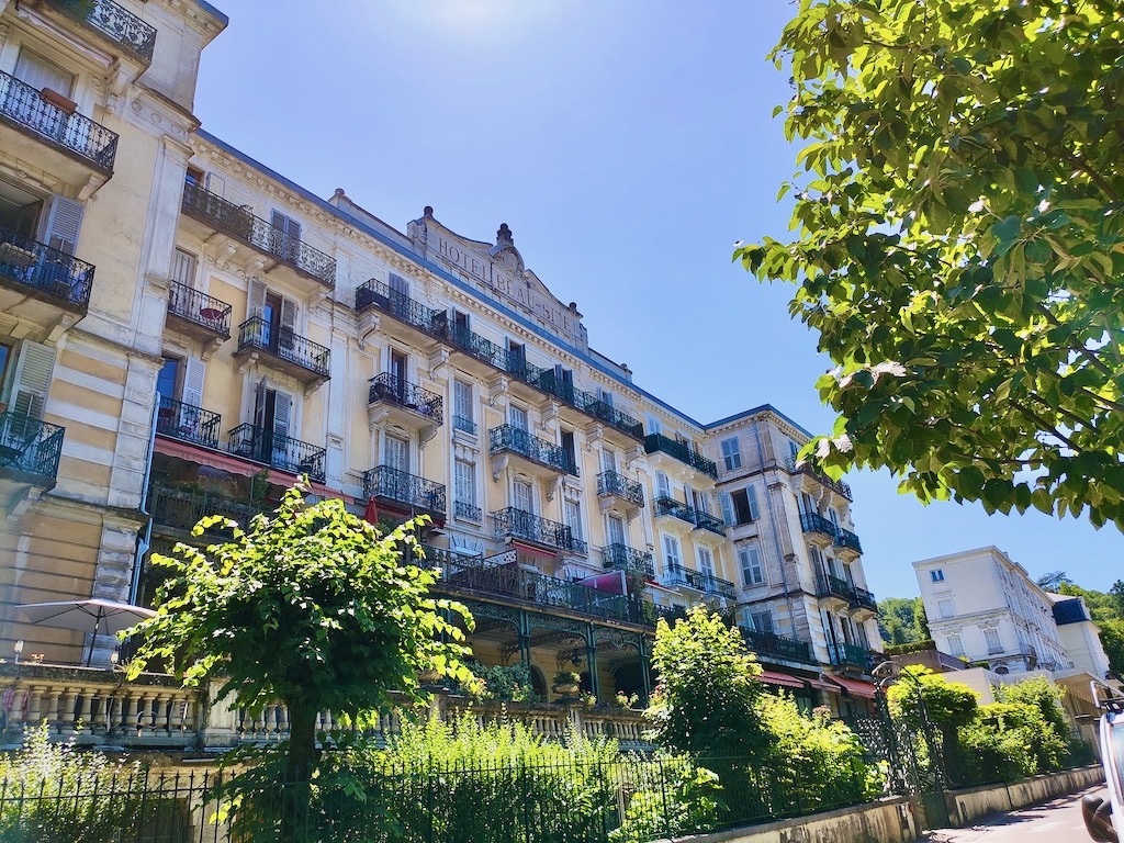 France Aix-les-Bains Facade hotel Beau Site