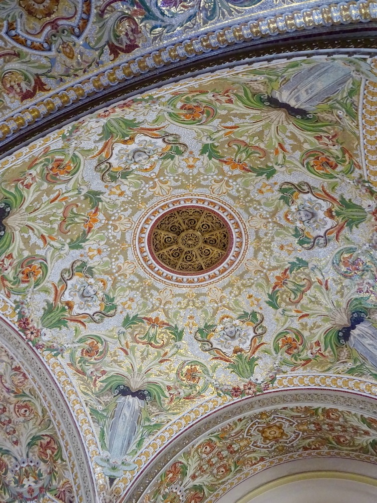 France Aix Les Bains Casino mosaic ceiling