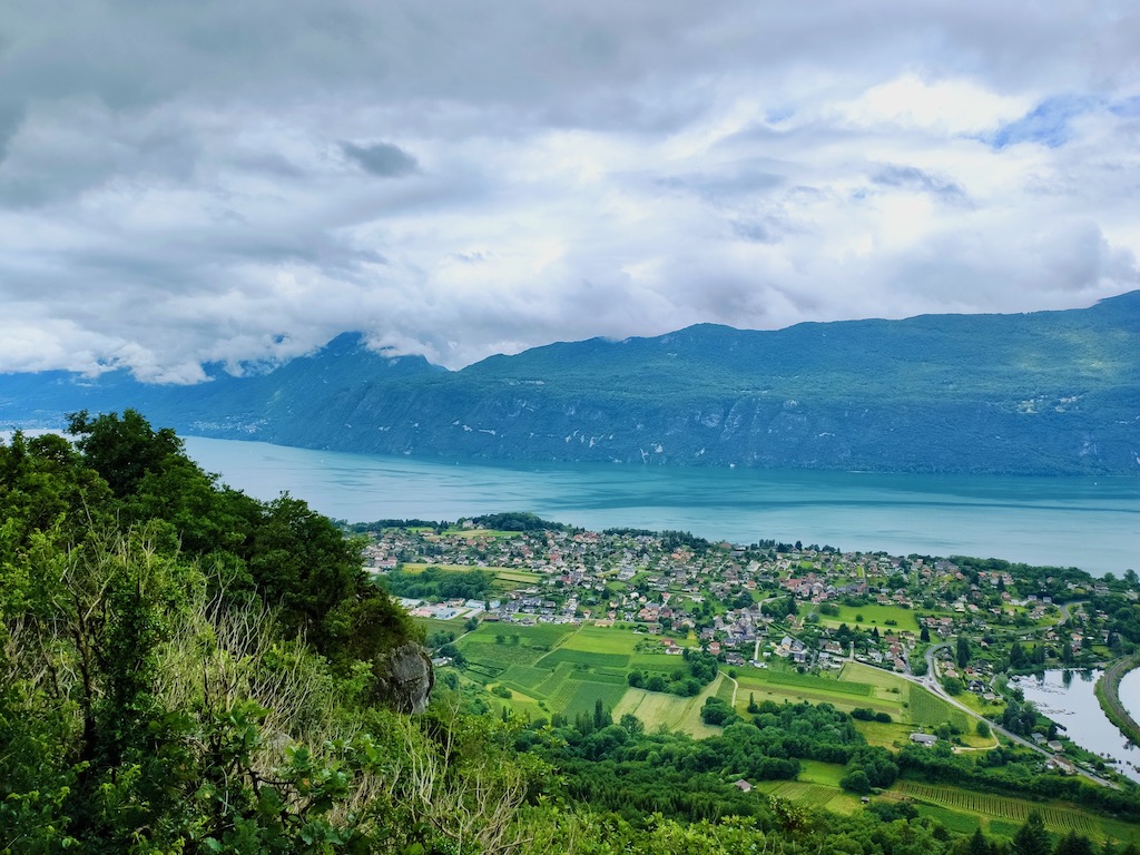 France Aix Les Bains Corsuet view Bourget lake