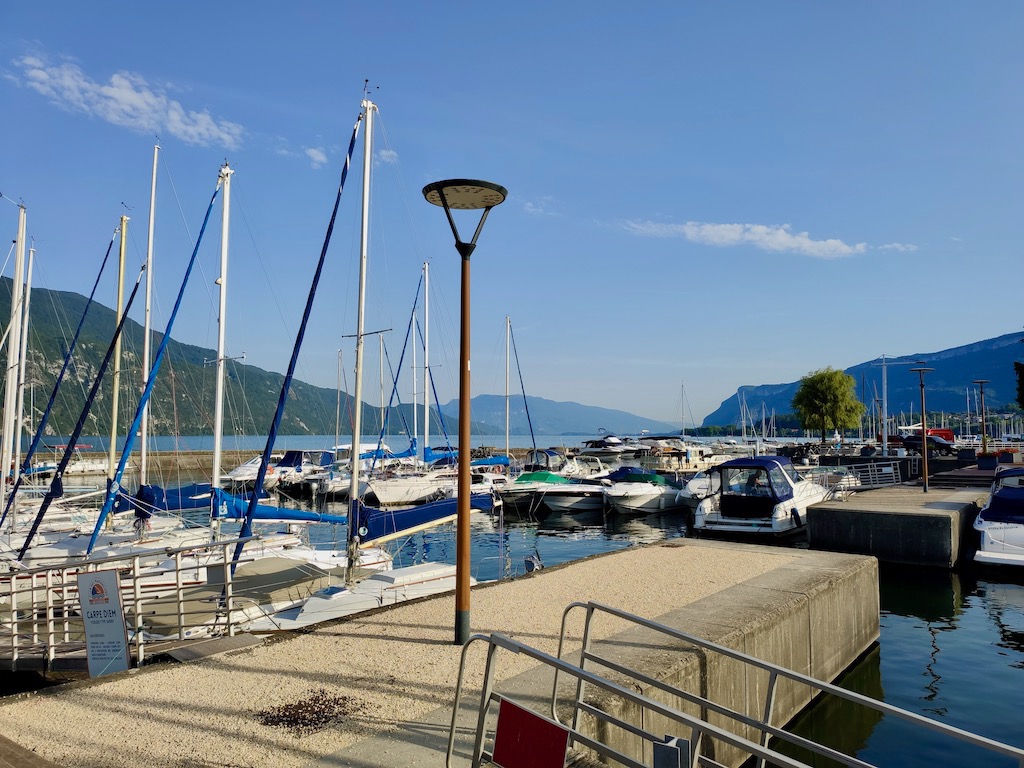 France Aix-les-Bains Petit port port lac du Bourget