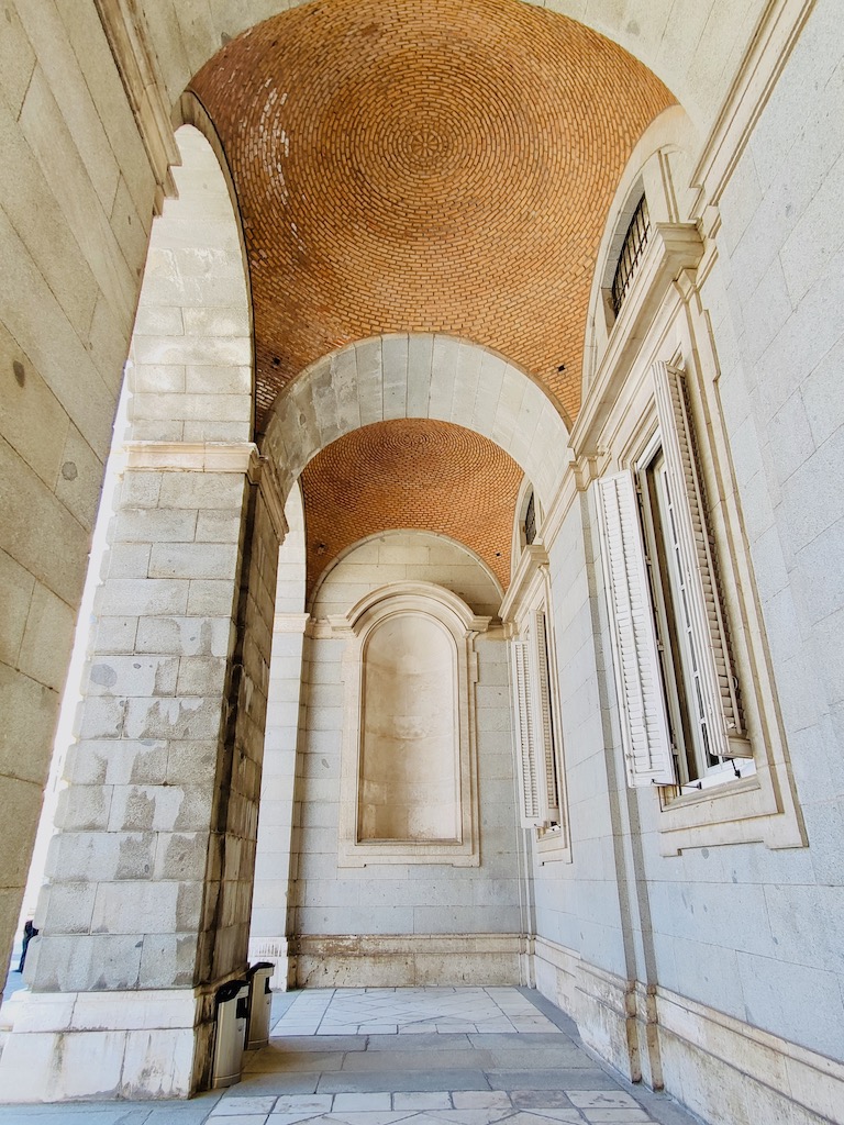 Spain Madrid Royal Palace arch