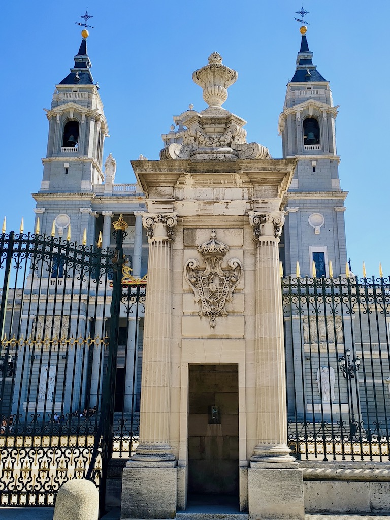 Spain Madrid Royal Palace gate