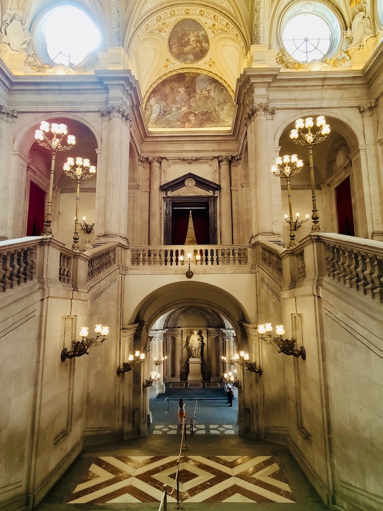 Espagne Madrid Palais royal entree principale