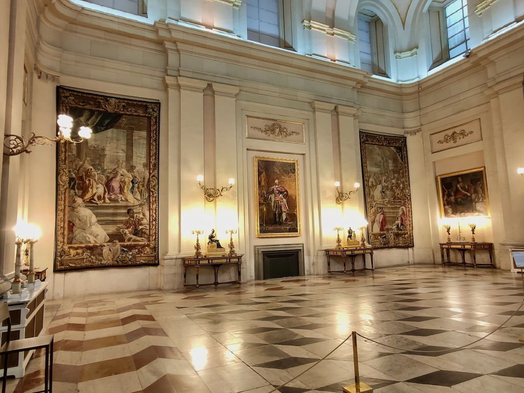 Spain Madrid Royal Palace reception room