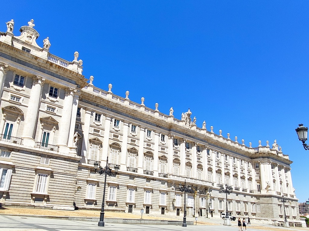 Spain Madrid Royal Palace side