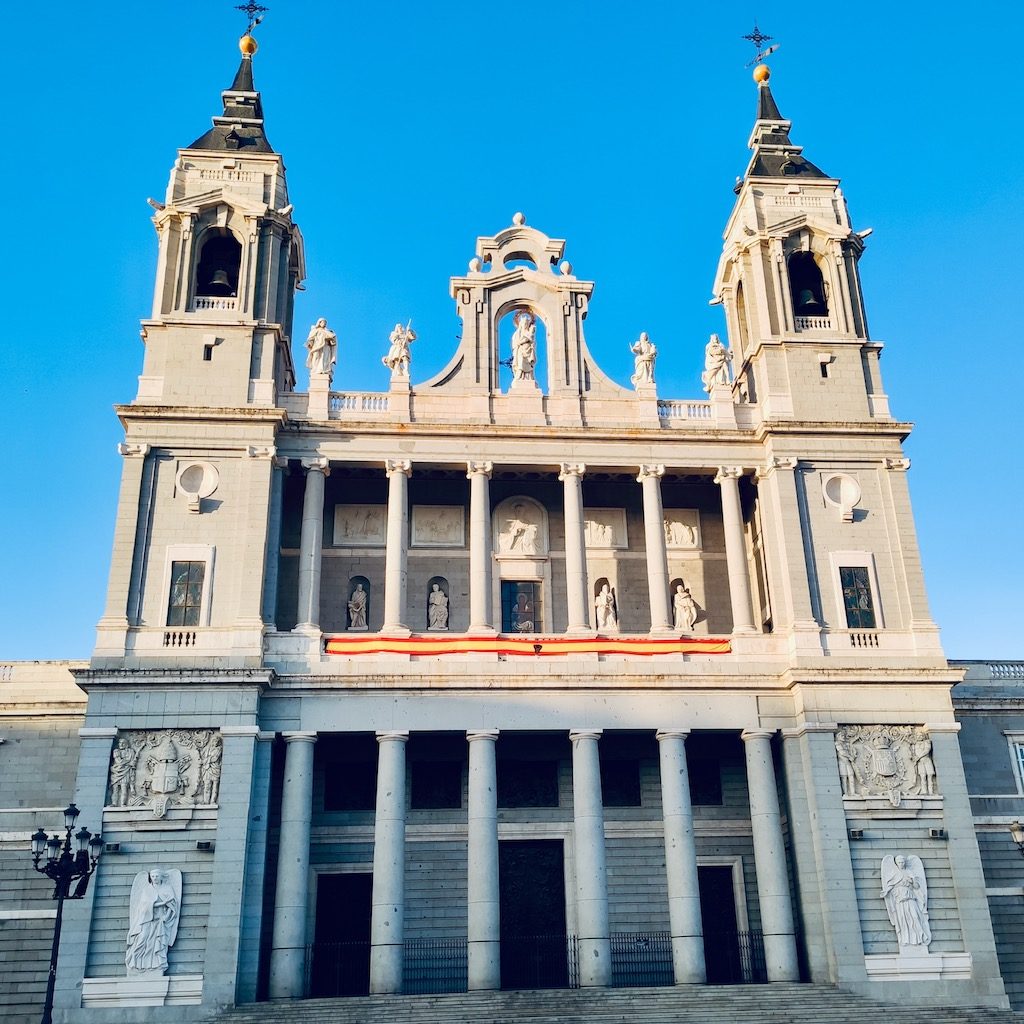 Madrid Almudena cathedral main entrance