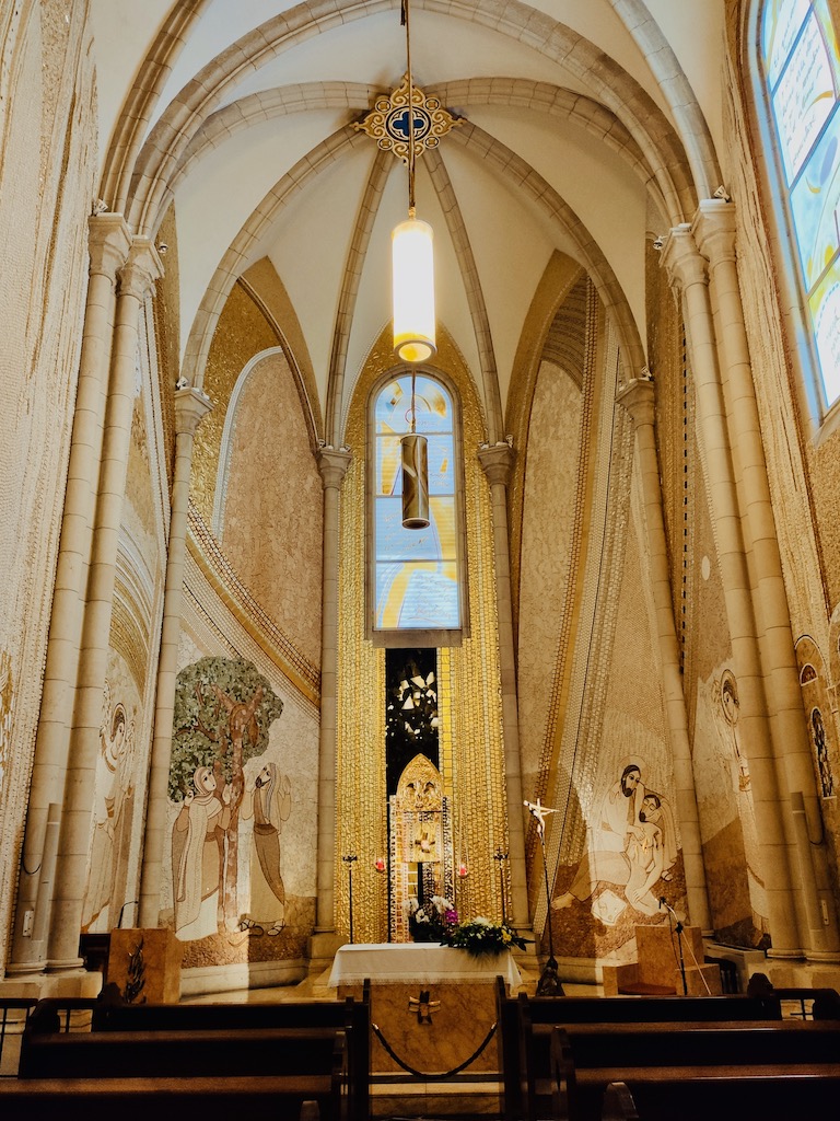 Madrid Almudena cathedral The chapel of the Blessed Sacrament altar