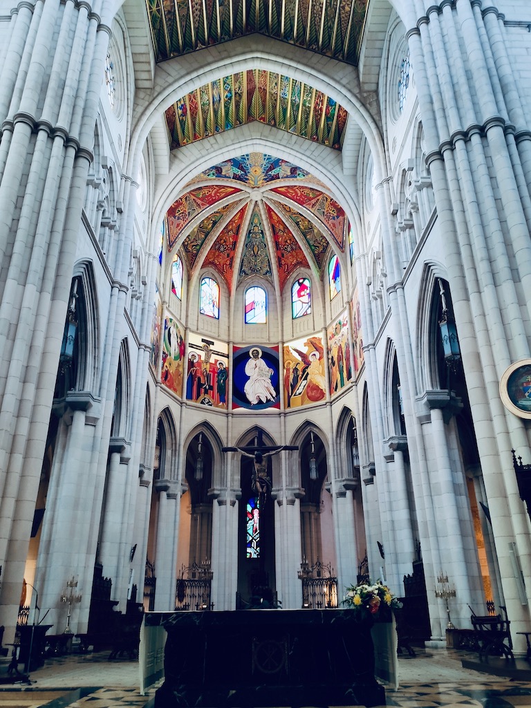 Madrid Almudena cathedral nave