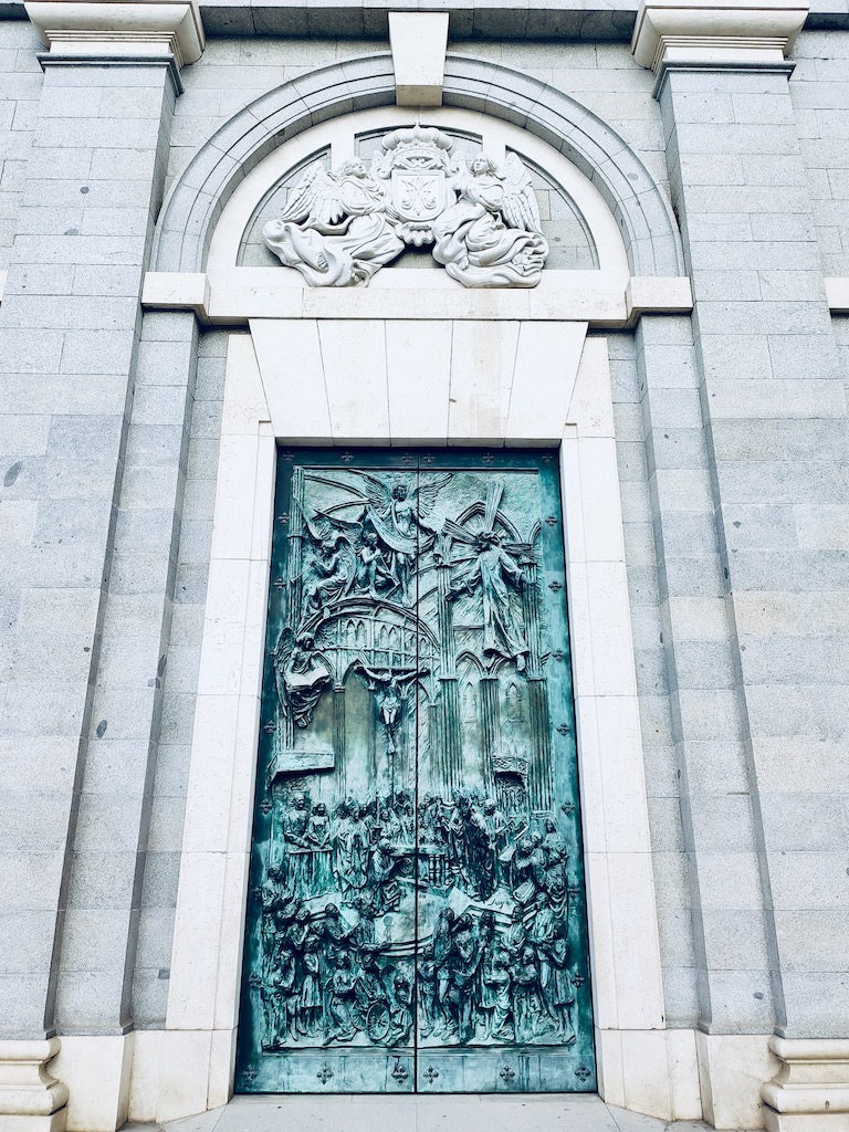 Madrid Almudena cathedral door