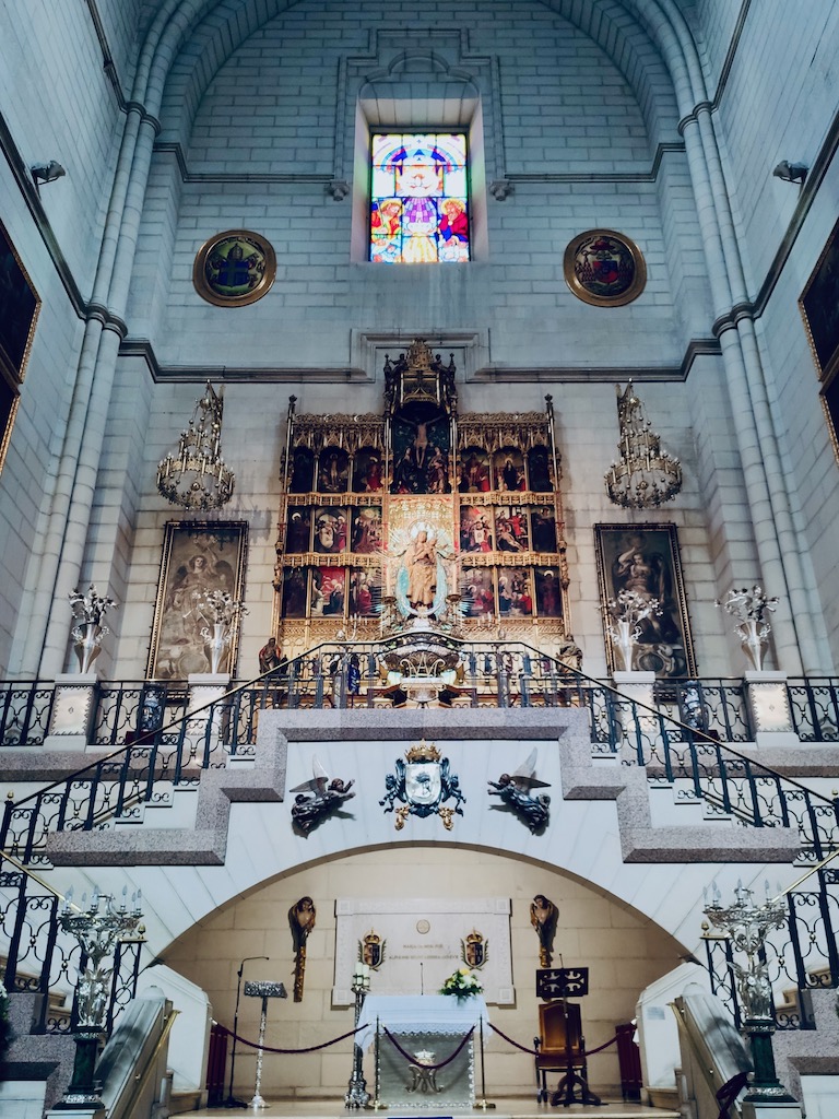 Madrid Almudena cathedral Mercedes Orleans chapel