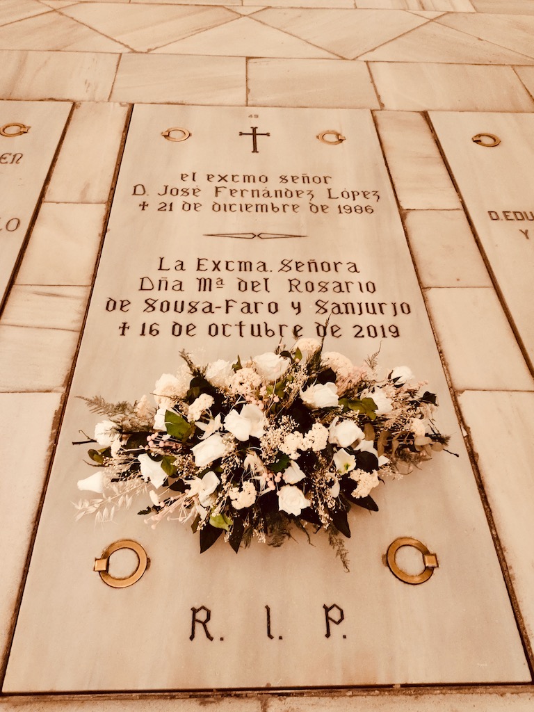 Madrid Almudena cathedral crypt grave