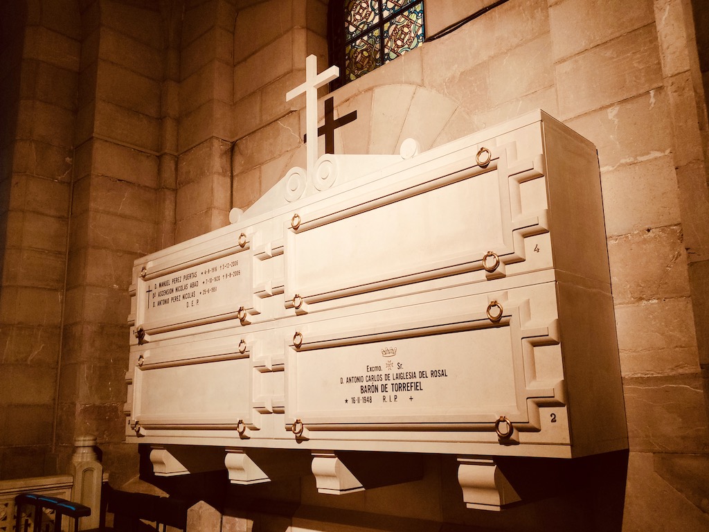 Madrid Almudena cathedral crypt tomb