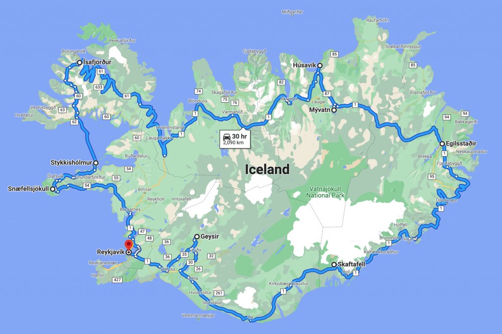 road trip islande 12 jours